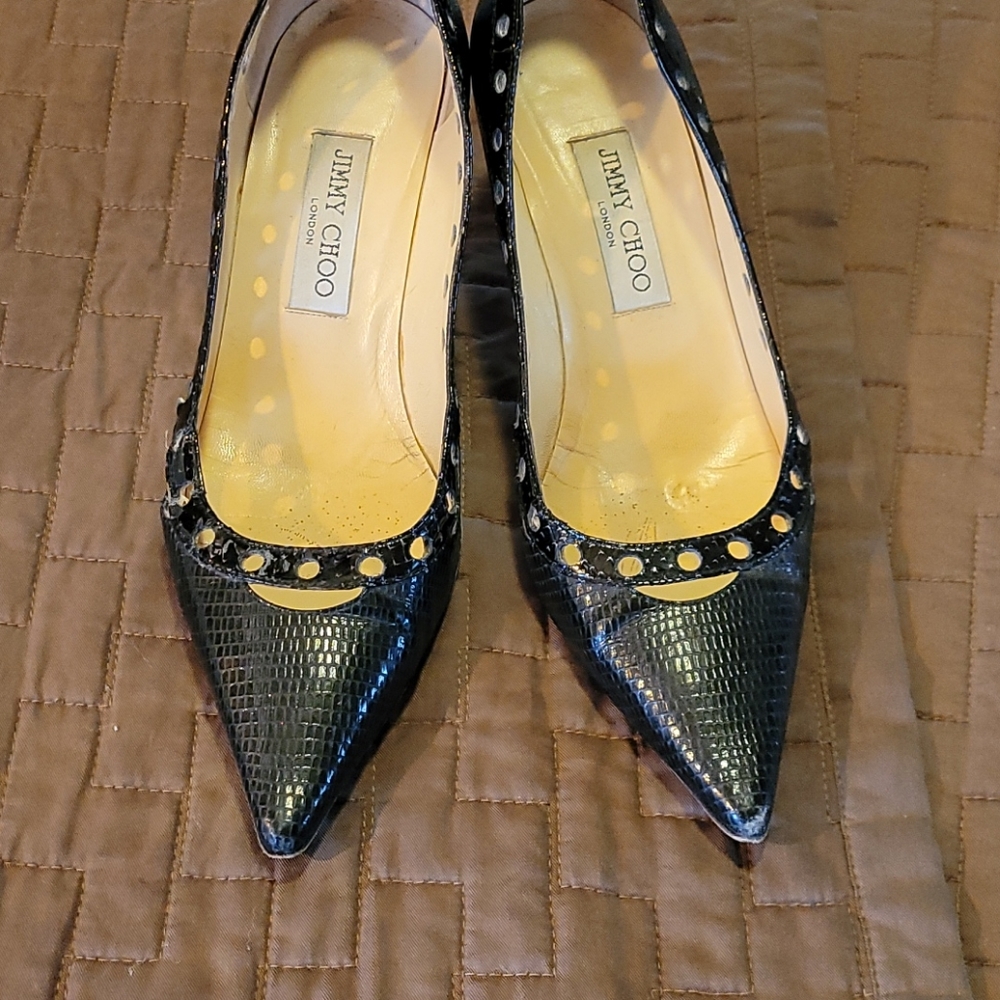 Vintage Jimmy Choo Black Pumps